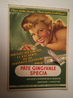 PUB POUR DENTIFRICE..* PATE GINGIVALE * DEPLIANT 3 FEUILLES .... - Droguerie & Parfumerie