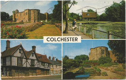 AC2224 Colchester - Castle - Old Siege House - Bourne Mill - Lily Pond / Viaggiata 1968 - Colchester