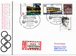 54676 - Berlin - 1972 - 10Pfg Brandenburger Tor PGAUmschl M ZusFr Als R-OrtsBf SoStpl BERLIN - BERLIN TREFF ... - Other & Unclassified