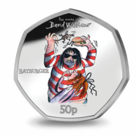 Gibraltar 50p Coloured Coin 2022 'Ratburger' - Uncirculated Laminated Pack - Gibraltar