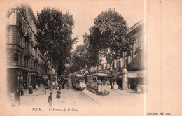 06 / NICE / L AVENUE DE LA GARE / PRECURSEUR ND 107 - Tráfico Rodado - Auto, Bus, Tranvía