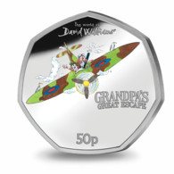 Gibraltar 50p Coloured Coin 2022 'Grandpa's Escape' - Uncirculated Laminated Pack - Gibraltar