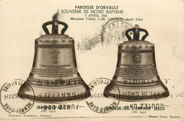 Orvault * Jour De Baptême Des Cloches Le 2 Avril 1935 , Par Mr L'Abbé J.M. ROLAND étant Curé - Orvault