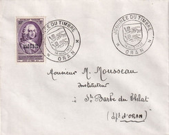 Algérie - Journée Du Timbre - Enveloppe - Lettres & Documents