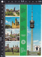Delcampe - CPA SPORTS, OLYMPIC GAMES, MUNCHEN 1972, TELEVISION TOWER, DIFFERENT TOWN VIEWS - Olympische Spiele