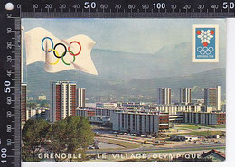 Delcampe - CPA SPORTS, OLYMPIC GAMES, GRENOBLE 1968, WINTER GAMES, OLYMPIC VILLAGE - Olympische Spiele