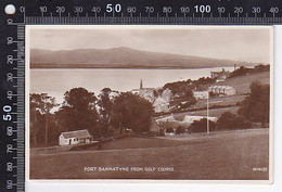 CPA PORT BANNATYNE- BUTE ISLAND, GOLF COURSE, VILLAGE VIEW - Bute