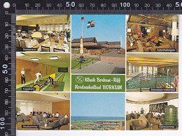 Delcampe - CPA BORKUM- RIFF CLINIC DIFFERENT VIEWS, DINING HALL, BOWLING, SWIMMING POOL - Borkum
