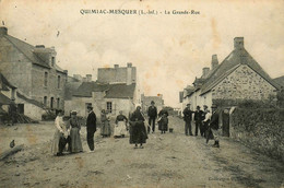 Quimiac Mesquer * 1906 * La Grande Rue * Villageois - Mesquer Quimiac