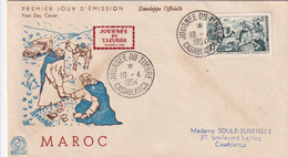 Maroc - Journée Du Timbre - Enveloppe - Covers & Documents