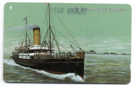 Delcampe - Bateau Stella Passing The Casquets - Télécarte Phonecard  Jersey Telefonkarte (J 869) - Schiffe