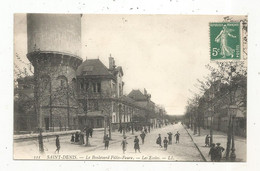 Delcampe - Cp, 93 ,SAINT DENIS,le Boulevard FELIX FAURE , Les écoles, écrite - Saint Denis