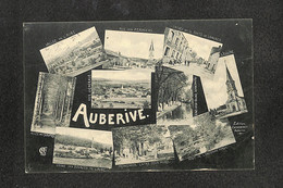 52 - AUBERIVE - Multivues -  (10 Vues) -  1906 - RARE - Auberive