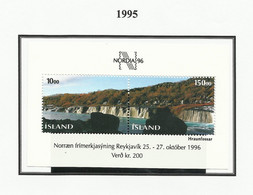 ISLANDE 1995  N° 771 à 792 + BLOC N° 18 - Otros & Sin Clasificación