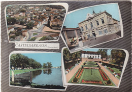 Delcampe - 82. CASTELSARRASIN. CPSM.  MULTI VUES. 4 VUES. + TEXTE - Castelsarrasin
