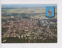 Rouffach (Haut Rhin) Vue Vue Générale, Ancienne Ville Fortifiée - Blason (cp Vierge Aerienne N°8188/68 Europe) - Rouffach