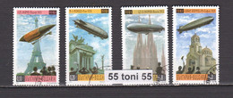 2000 100 Years Of Airships, Mi-4471/74  4v.-used (O) BULGARIA/ Bulgarie - Used Stamps
