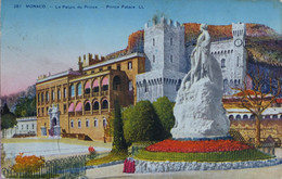 Delcampe - C. P. A. Couleur : Monaco :  Le Palais Du Prince, Timbre En 1928 - Fürstenpalast