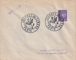 France - Journée Du Timbre 1942 - Enveloppe - Stamp's Day