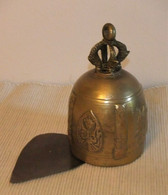 ANTIGUA CAMPANA DE BRONCE DEL TIBET/INDIA - Cloches