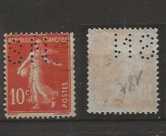 Perforé SN 217 Ind:6 - Used Stamps