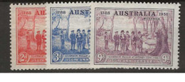 1937 MH Australia Michel 153-5 - Mint Stamps