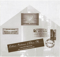 GMZ -  PSEUDO PUBLICITE CIE INFLUENCE - Private Stationery