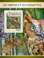 2017 DJIBOUTI MNH  OWLS    |  Yvert&Tellier Code: 148  |  Michel Code: 1482 / Bl.568  |  Scott Code: 1140 - Djibouti (1977-...)