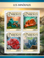 2017 DJIBOUTI MNH MINERALS   |  Yvert&Tellier Code: 1376-1379  |  Michel Code: 1428-1431  |  Scott Code: 1126 - Djibouti (1977-...)