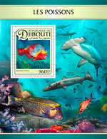 2017 DJIBOUTI MNH FISHES    |  Yvert&Tellier Code: 154  |  Michel Code: 1452 / Bl.538  |  Scott Code: 1144 - Djibouti (1977-...)