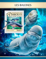 2017 DJIBOUTI MNH  WHALES   |  Yvert&Tellier Code: 160  |  Michel Code: 1497 / Bl.583  |  Scott Code: 1139 - Djibouti (1977-...)