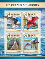 2017 DJIBOUTI MNH WATER BIRDS   |  Yvert&Tellier Code: 1416-1419  |  Michel Code: 1468-1471  |  Scott Code: 1117 - Djibouti (1977-...)