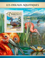 2017 DJIBOUTI MNH WATER BIRDS  |  Yvert&Tellier Code: 162  |  Michel Code: 1472 / Bl.558  |  Scott Code: 1142 - Djibouti (1977-...)