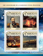 2017 DJIBOUTI MNH  IVAN AIVAZOVSKY  |  Yvert&Tellier Code: 1428-1431  |  Michel Code: 1508-1511  |  Scott Code: 1107 - Djibouti (1977-...)