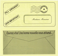 GMZ -  PSEUDO 4 ENCARTS PUBLICITE DIVERSES - Private Stationery