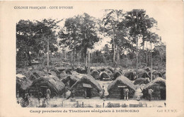 Delcampe - COTE D'IVOIRE - Camp Provisoire De Tirailleuls Sénégalais à DIMBOKRO - Colonie Française - Elfenbeinküste
