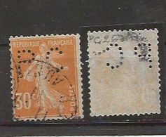 Perforé PC 26 Ind:7 - Used Stamps