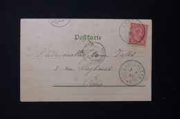 LUXEMBOURG - Affranchissement De Larochette Sur Carte Postale En 1901 Pour Paris - L 131479 - 1895 Adolphe Rechterzijde