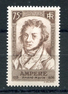RC 23676 FRANCE COTE 45€ N° 310 ANDRÉ MARIE AMPERE NEUF ** MNH TB - Nuevos