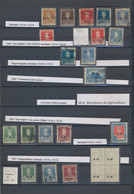 Argentina - Service Stamps: 1911/1936 Official Department Stamps: Collection Of - Oficiales