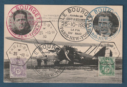 Delcampe - ⭐ France - Les Vainqueurs De L'Atlantique - 1 ère Traversée Paris New York - Le Bourget - Coste Et Bellonte - 1930 ⭐ - Le Bourget