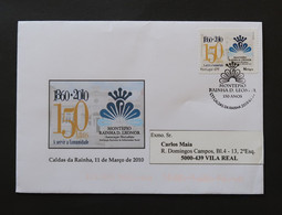 Portugal Montepio Rainha D. Leonor Caldas Da Rainha Lettre Voyagé 2010 Timbre Personnalisé Personalized Stamp Cover - Flammes & Oblitérations