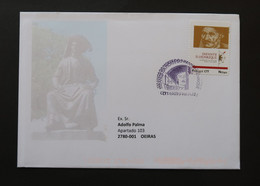 Portugal Infante D. Henrique Lagos Algarve Lettre Voyagé 2010 Timbre Personnalisé Personalized Stamp Cover - Flammes & Oblitérations