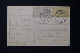 LUXEMBOURG - Affranchissement De Echternach Sur Carte Postale Pour La France - L 131488 - 1907-24 Ecusson
