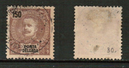 PONTA DELGADA   Scott # 30 USED (CONDITION AS PER SCAN) (Stamp Scan # 823-19) - Ponta Delgada
