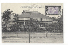 Delcampe - 30410 - Côte D'Ivoire Grand-Bassam La Station Du Cable Circulée 1921 - Elfenbeinküste