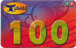 Greenland - Tusass - Purple Red Design, GSM Refill, 100kr. Exp. 09.05.2006, Used - Groenlandia