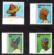 Burkina Faso 2005  Hats 4V MNH - Burkina Faso (1984-...)