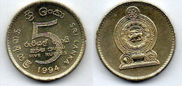 Sri Lanka 5 Rupees 1994 SPL - Sri Lanka