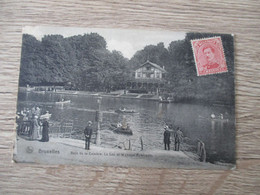 BELGIQUE BRUXELLES  BOIS DE LA CAMBRE LE LAC ET LE CHALET ROBINSON ANIMEE TIMBRE - Bossen, Parken, Tuinen